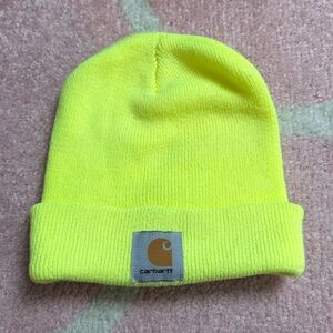Carhartt yellow beanie
